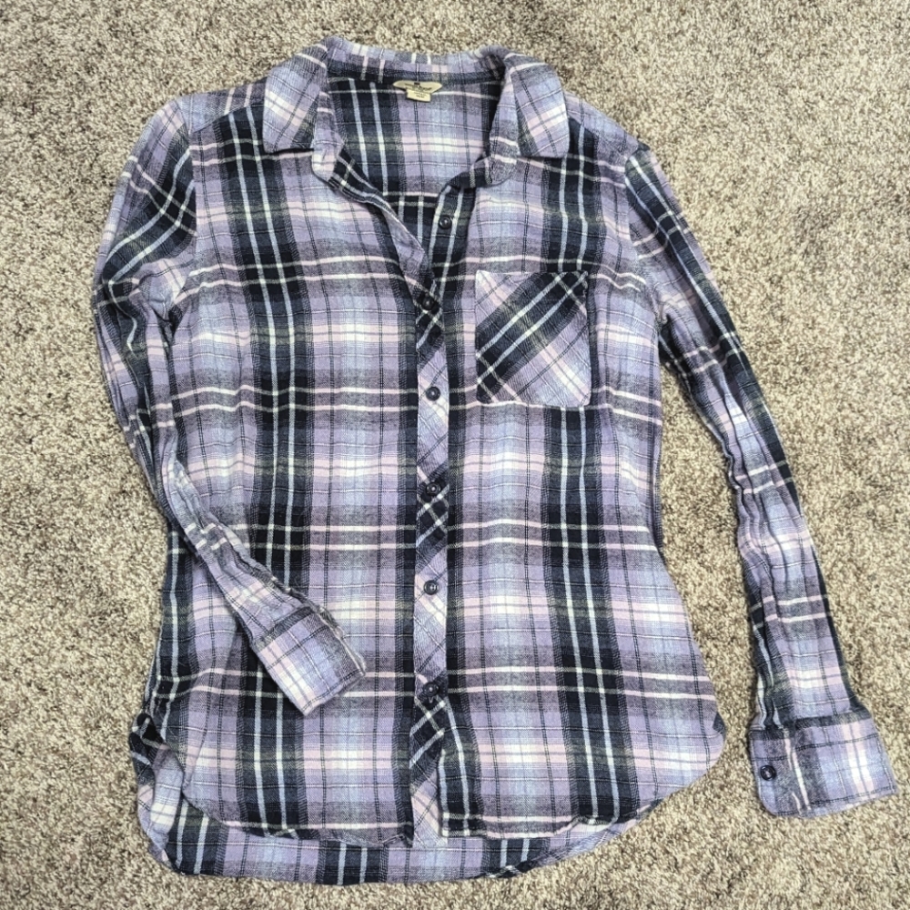 Woolrich Cotton Plaid Button up